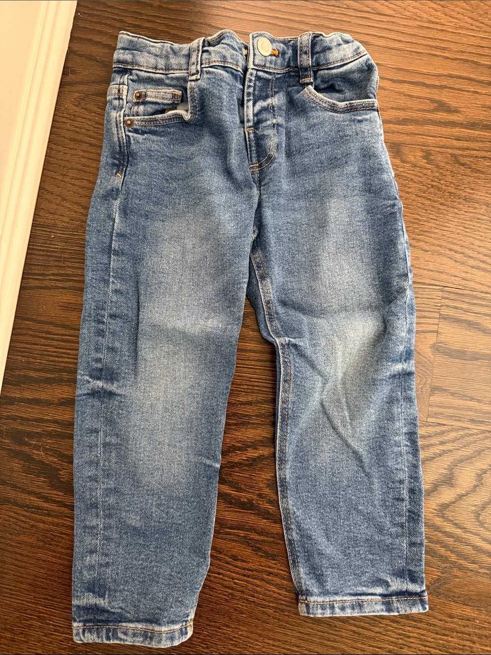 Zara toddler 3 Slim Straight med Blue Denim Jeans